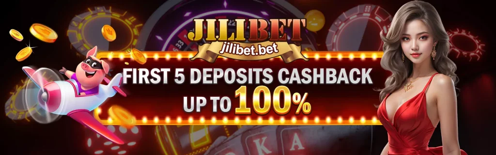 FIRST 5 DEPOSITS CASHBACK UP TO 100%