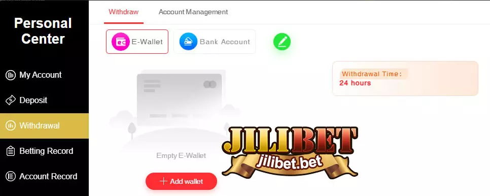 Jilibet Withdrawal Methods